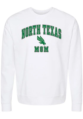 Summit Sportswear North Texas Mean Green Womens Mom Crew Sweatshirt