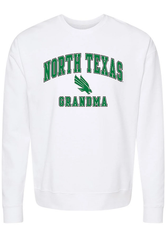 Summit Sportswear North Texas Mean Green Womens Grandma Crew Sweatshirt