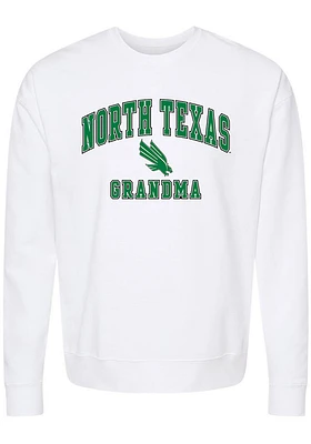 Summit Sportswear North Texas Mean Green Womens Grandma Crew Sweatshirt