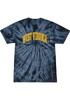 Summit Sportswear West Virginia Mountaineers Womens Navy Blue Quinn Short Sleeve T-Shirt