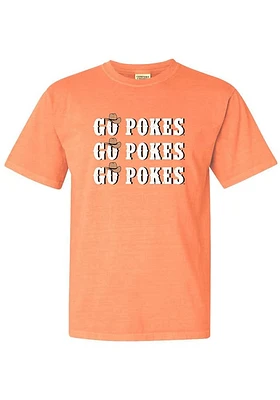 Summit Sportswear Oklahoma State Cowboys Womens Orange Pokes Short Sleeve T-Shirt