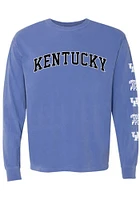 Kentucky Wildcats Womens Blue Repeat LS Tee