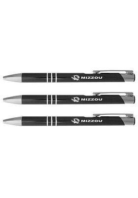 Missouri Tigers Click Action Gel Style Pen Set - Black