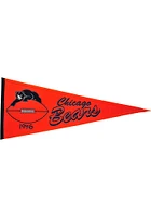 Chicago Bears 13x32 Throwback Pennant - Orange