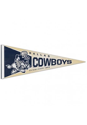 Dallas Cowboys 12x30 inch Retro Pennant - Navy Blue