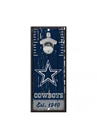 Dallas Cowboys 5x11 inch Bottle Opener Sign - Navy Blue