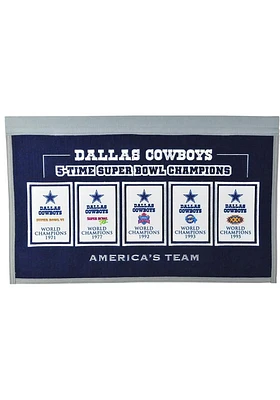 Dallas Cowboys Rafter Raiser Banner - Navy Blue
