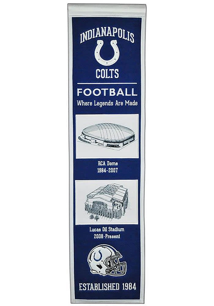 Indianapolis Colts Stadium Evolution Banner