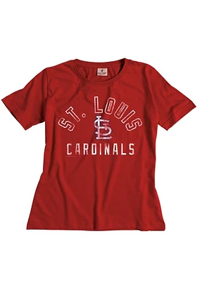 St Louis Cardinals Youth Red Basic Short Sleeve T-Shirt