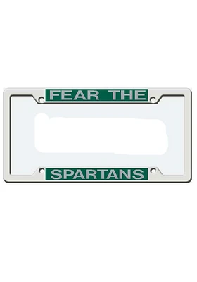 Michigan State Spartans Chrome License Plate Frame
