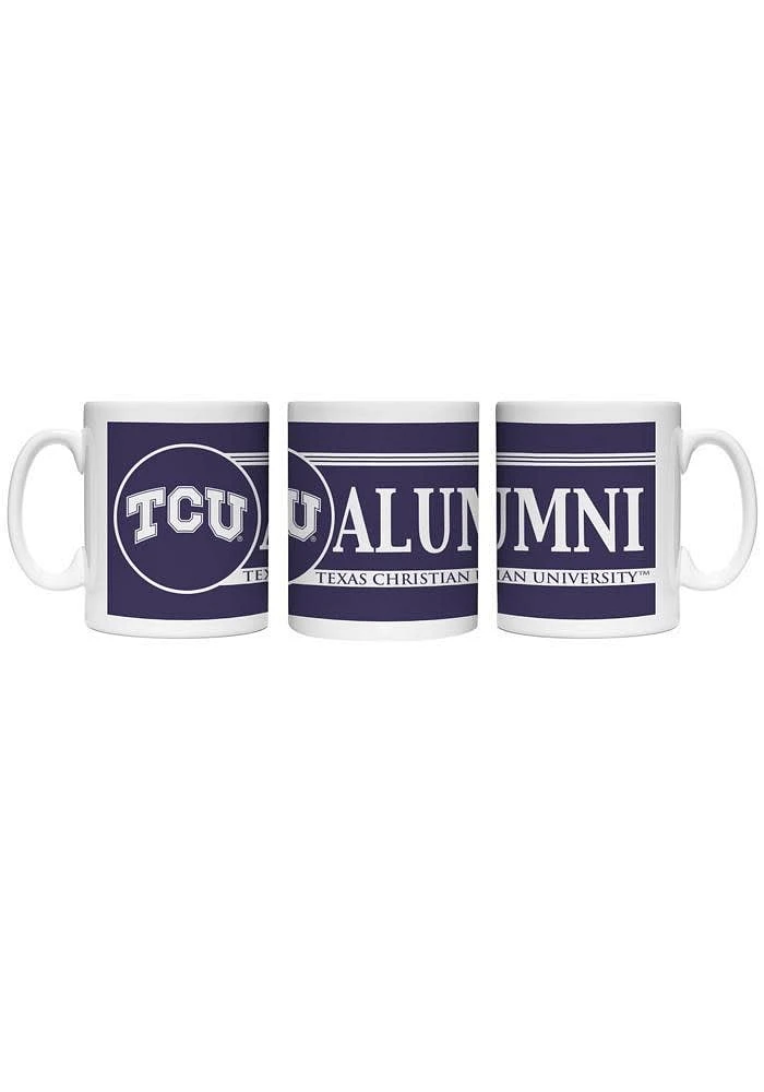 TCU Horned Frogs 15oz Alumni Ceramic Mug - Purple
