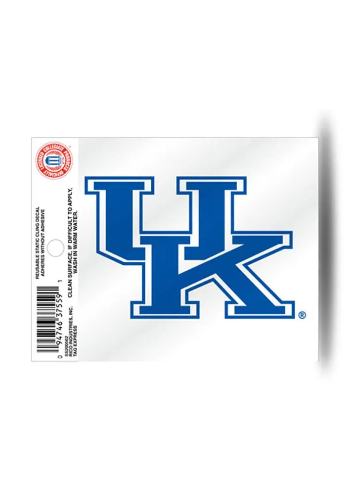 Kentucky Wildcats Small Auto Decal - Blue