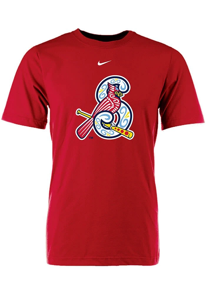 Springfield Cardinals Red Logo Cotton Tee Short Sleeve T Shirt
