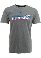 Oklahoma City Dodgers Grey Cotton Tee Short Sleeve T Shirt