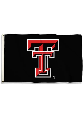 Texas Tech Red Raiders 3x5 Basic Logo Silk Screen Grommet Flag - Red