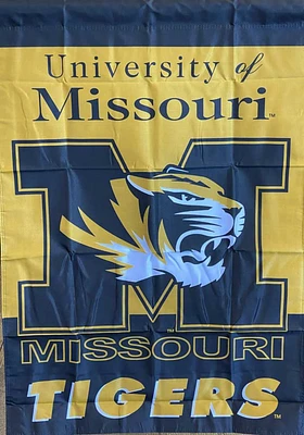 Missouri Tigers Silk Screen Banner - Black