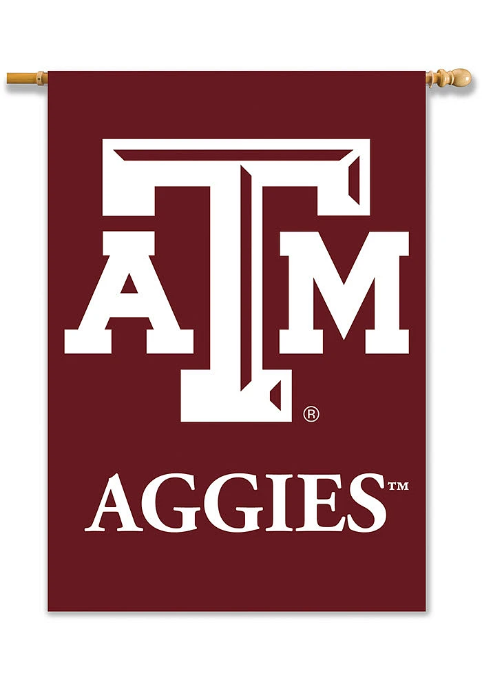 Texas A&M Aggies Silk Screen Banner - Maroon