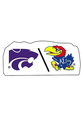 Kansas Jayhawks House Divided Large Rock