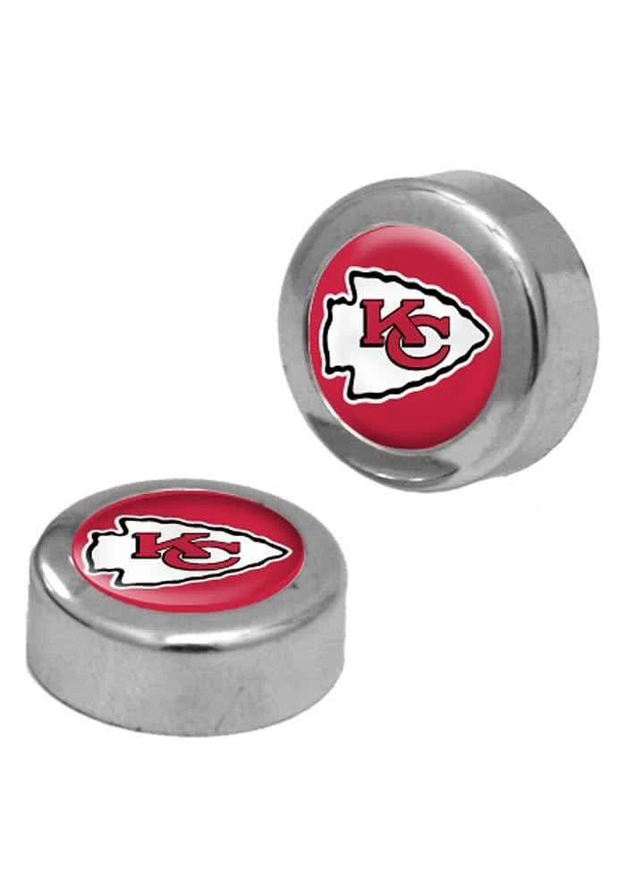 Kansas City Chiefs 2 Pack Auto Accessory Screw Cap Cover