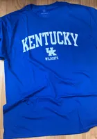 Kentucky Wildcats Blue Arch Mascot Short Sleeve T Shirt