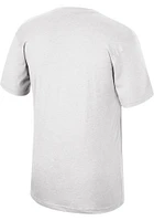 Oklahoma Sooners White Arch Distressed Short Sleeve Fashion T Shirt