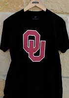 Oklahoma Sooners Black Wagon Logo Short Sleeve Fashion T Shirt