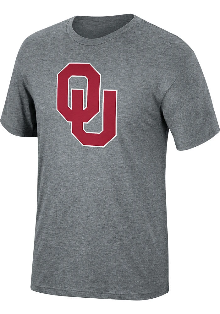 Oklahoma Sooners Graphite Wagon Logo Short Sleeve Fashion T Shirt