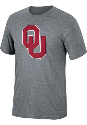 Oklahoma Sooners Graphite Wagon Logo Short Sleeve Fashion T Shirt