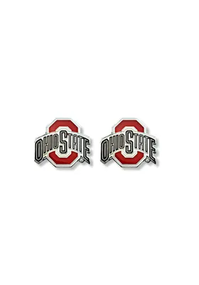 Ohio State Buckeyes Post Logo Womens Earrings
