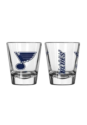 St Louis Blues 2oz Clear Shot Glass