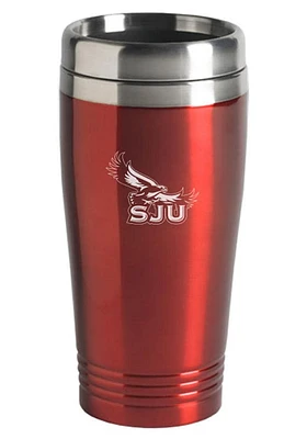 Saint Josephs Hawks 16oz Stainless Steel Travel Mug