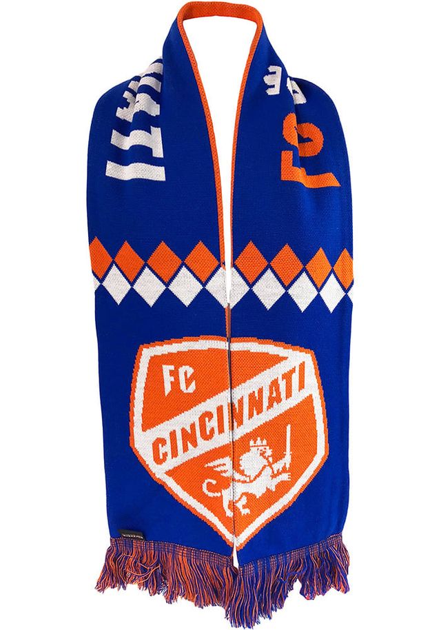 FC Cincinnati Diamond Split Mens Scarf