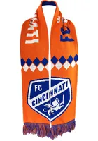 FC Cincinnati Diamond Split Mens Scarf