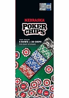 Nebraska Cornhuskers 100pc Poker Set Game