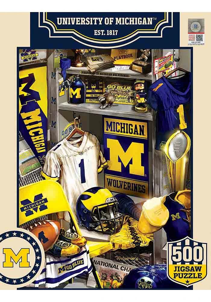 Michigan Wolverines Locker Room Puzzle