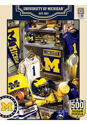 Michigan Wolverines Locker Room Puzzle