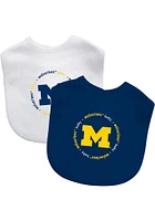 Michigan Wolverines 2 Pack Baby Bib