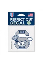 Penn State Nittany Lions 4x4 Vault Logo Auto Decal - Navy Blue