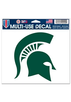 Michigan State Spartans 5x6 Multi Use Auto Decal - Green