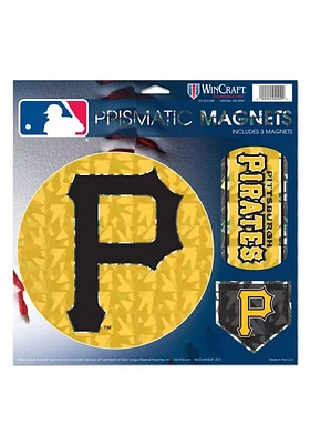 Pittsburgh Pirates Prismatic 11x11 Magnet