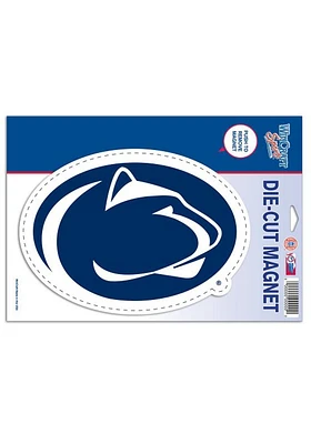 Penn State Nittany Lions Die Cut Logo Car Magnet - Navy Blue
