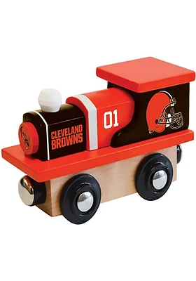Cleveland Browns Wooden Train