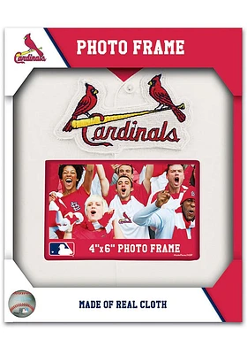 St Louis Cardinals Uniformed Picture Frame - White