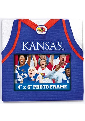 Kansas Jayhawks Uniformed Picture Frame - Blue