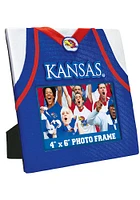Kansas Jayhawks Uniformed Picture Frame - Blue