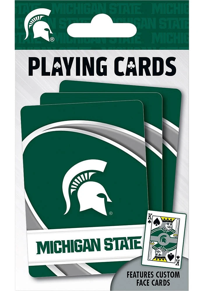 Michigan State Spartans Team Playing Cards