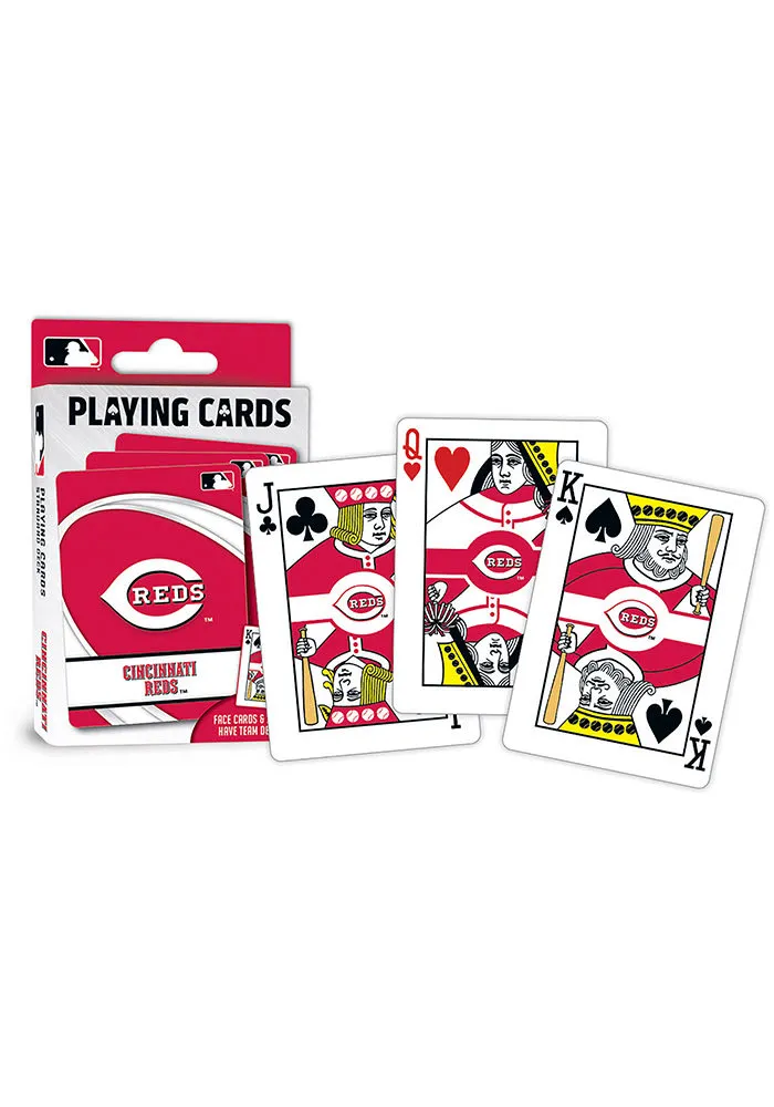 Cincinnati Reds Logo Playing Cards