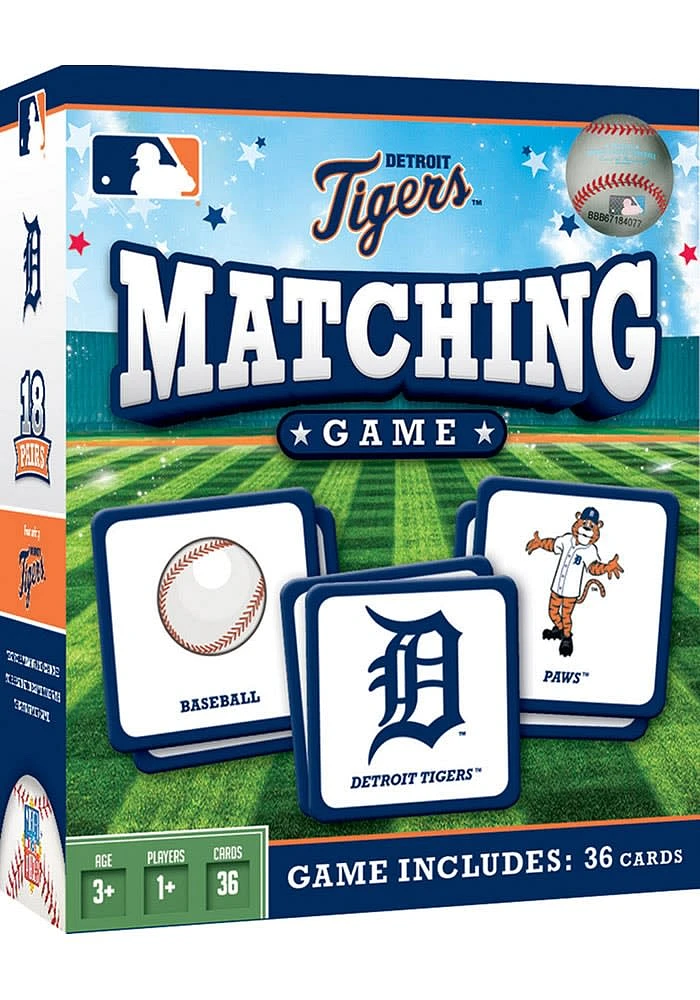 Detroit Tigers Matching Game