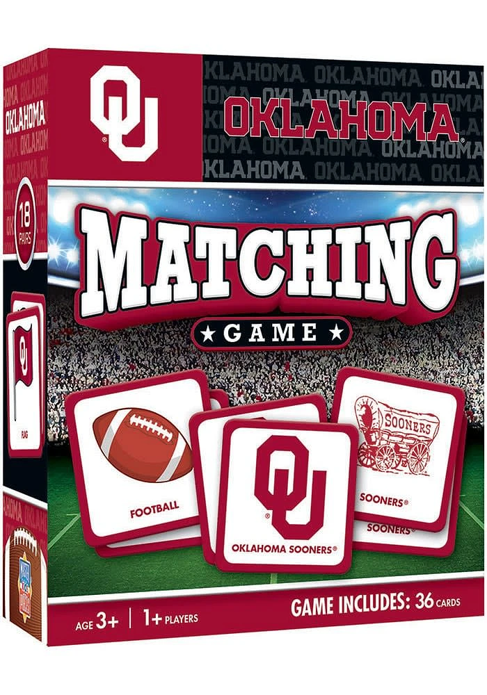 Oklahoma Sooners Matching Game