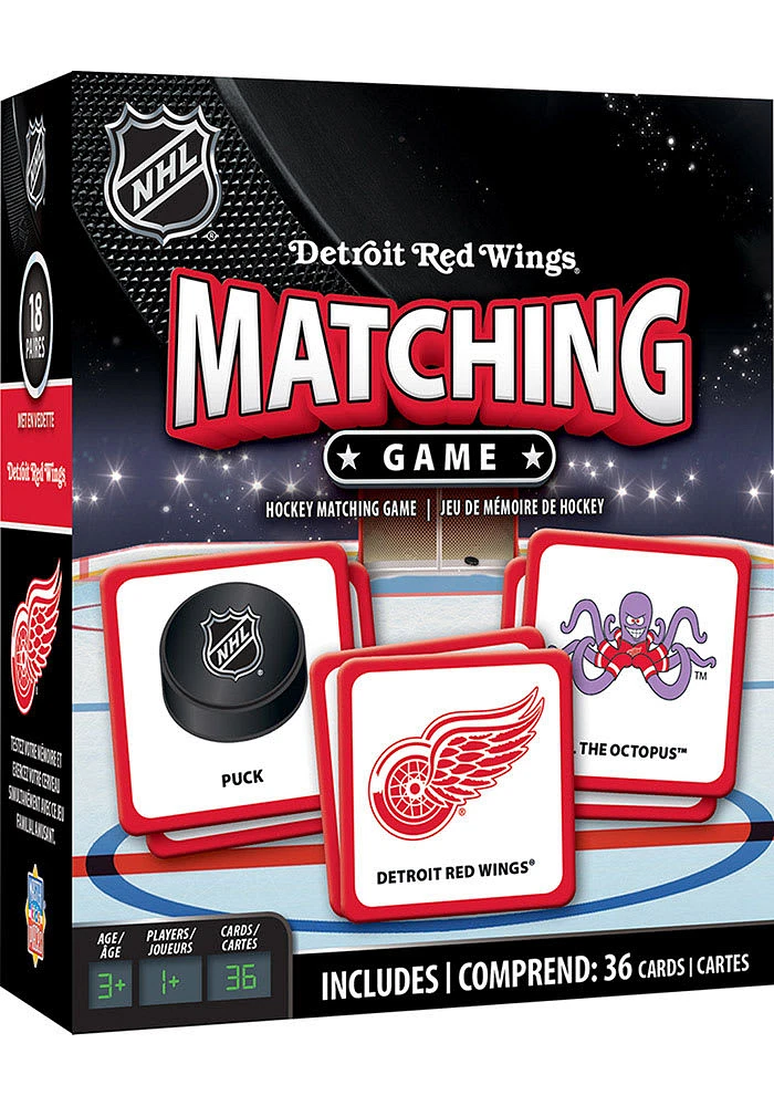Detroit Red Wings Matching Game